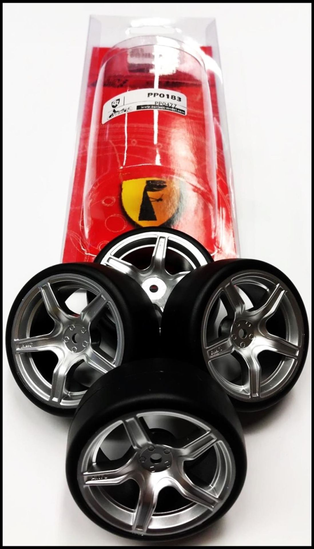 Correct Model PP0183 1/10 Ölçek, Painting Wheel-Drift Tire A63S