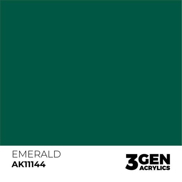 AK 11144 17 ml. Emerald, 3GEN Akrilik Model Boyası