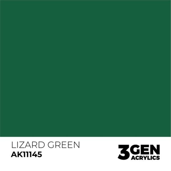 AK 11145 17 ml. Lizard Green, 3GEN Akrilik Model Boyası