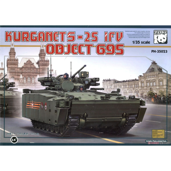 Panda 35023 1/35 Ölçek, Kurganets-25 IFV (Object 695), Muharebe Tankı Plastik Model Kiti