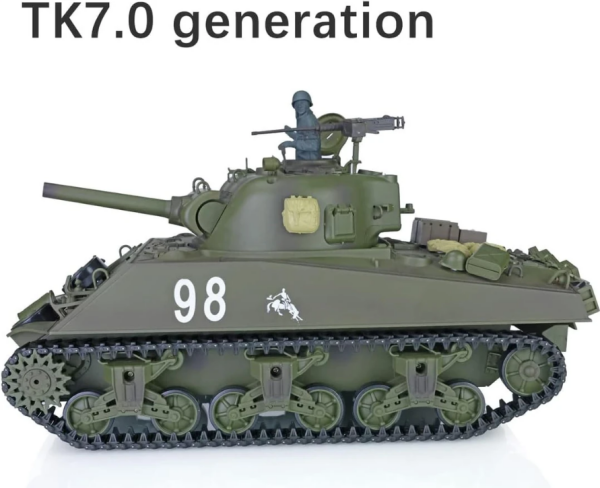 Heng Long 1/16 U.S.A M4A3 ''Sherman'' RC Tank (Ver. 7.0) Pro