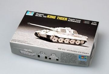 1/72 King Tiger Porsche Turrer w/Zimmerit