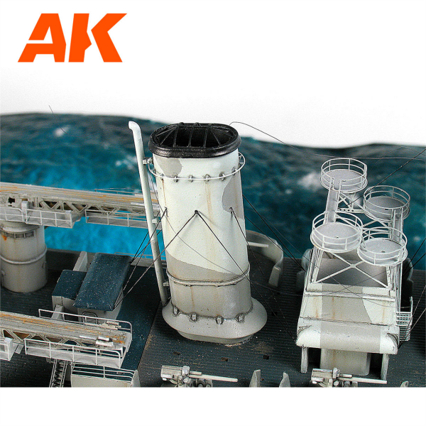 AK 9134 Ultra İnce 0,020 mm. Elastik Tel, 1/700 Gemiler İçin, 20 metre