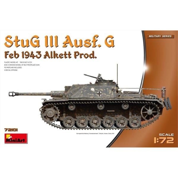MiniArt 1:72 StuG III Ausf. G Şubat 1943 Üretimi