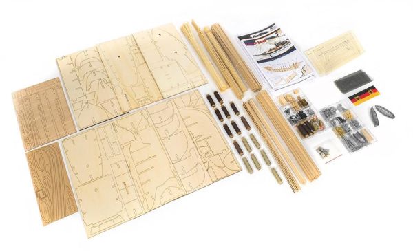 Occre 15003 1/95 Ölçek  , Gorch Fock Yelkenli Okul Teknesi Ahşap Model Kiti