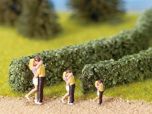 Noch 21524 Çalı Çitler, Koyu Yeşil, 2 Adet, 1.0x0.6 cm Diorama Malzemesi