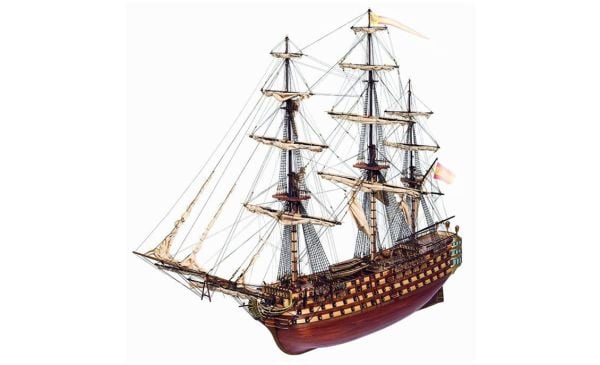 Occre 15800 1/90 Ölçek  , Santisima Trinidad Yelkenli Savaş Gemisi Ahşap Model Kiti