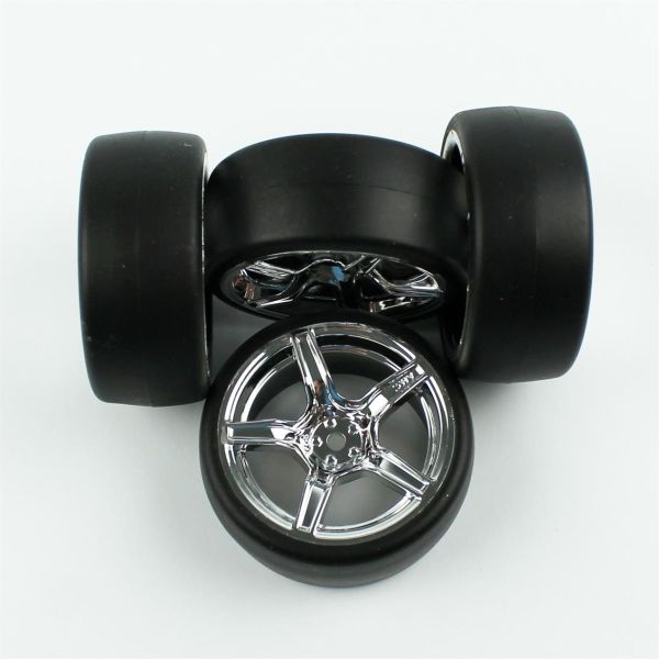 Correct Model PP0202 1/10 Ölçek, Painting Wheel-Drift Tire A63C