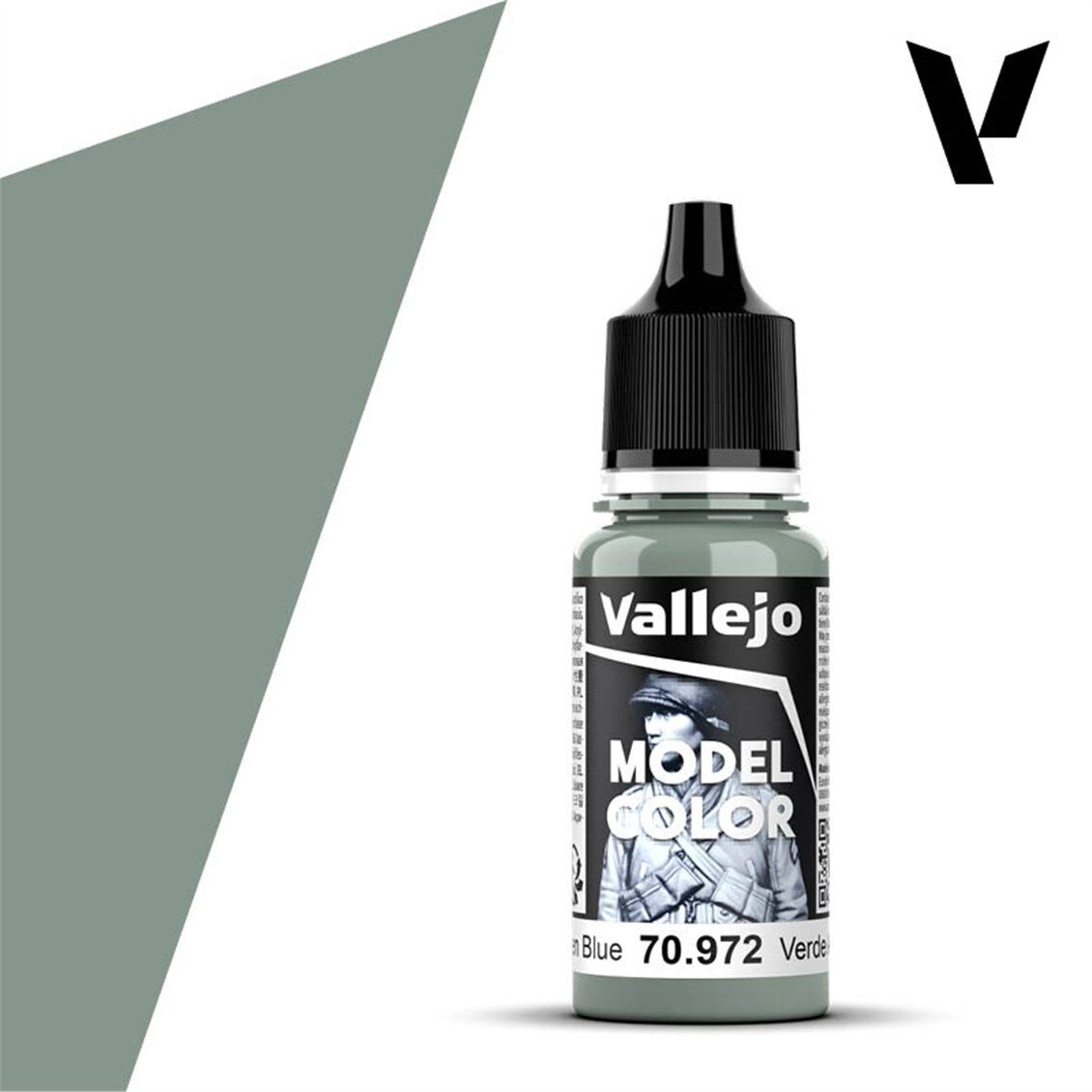 Vallejo 70972 18 ml. (170) Light Green Blue-Matt, Model Color Serisi Model Boyası