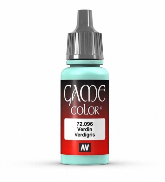 Vallejo 72096 17 ml. Verdigris, Game Color Serisi Model Boyası