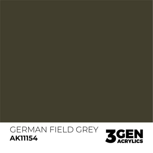 AK 11154 17 ml. German Field Grey, 3GEN Akrilik Model Boyası