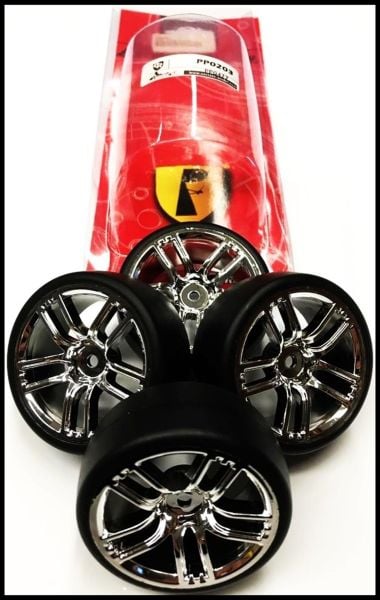 Correct Model PP0203 1/10 Ölçek, Painting Wheel-Drift Tire Gtc