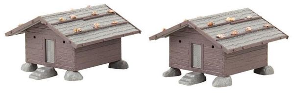 Faller 130636 1/87 Ölçek, Saman Ambarı, 2 Adet, Plastik Model Kiti