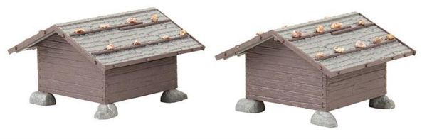 Faller 130636 1/87 Ölçek, Saman Ambarı, 2 Adet, Plastik Model Kiti