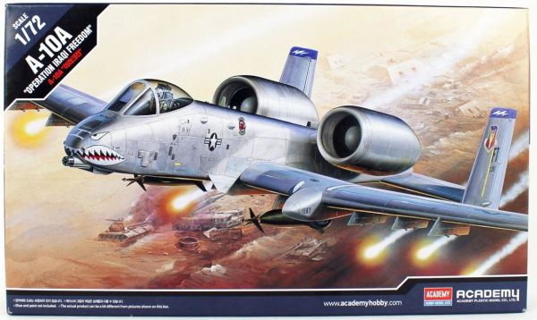 Academy 12402 1/72 Ölçek, A-10A (Irak Operasyonu) Savaş Uçağı, Plastik Model kiti