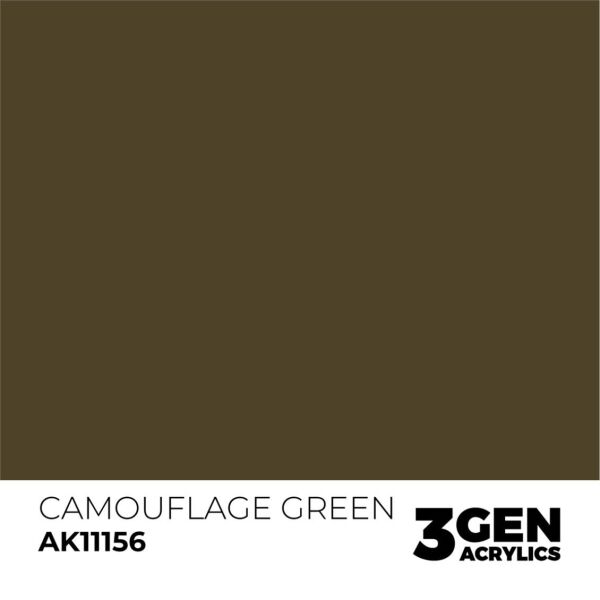 AK 11156 17 ml. Camouflage Green, 3GEN Akrilik Model Boyası