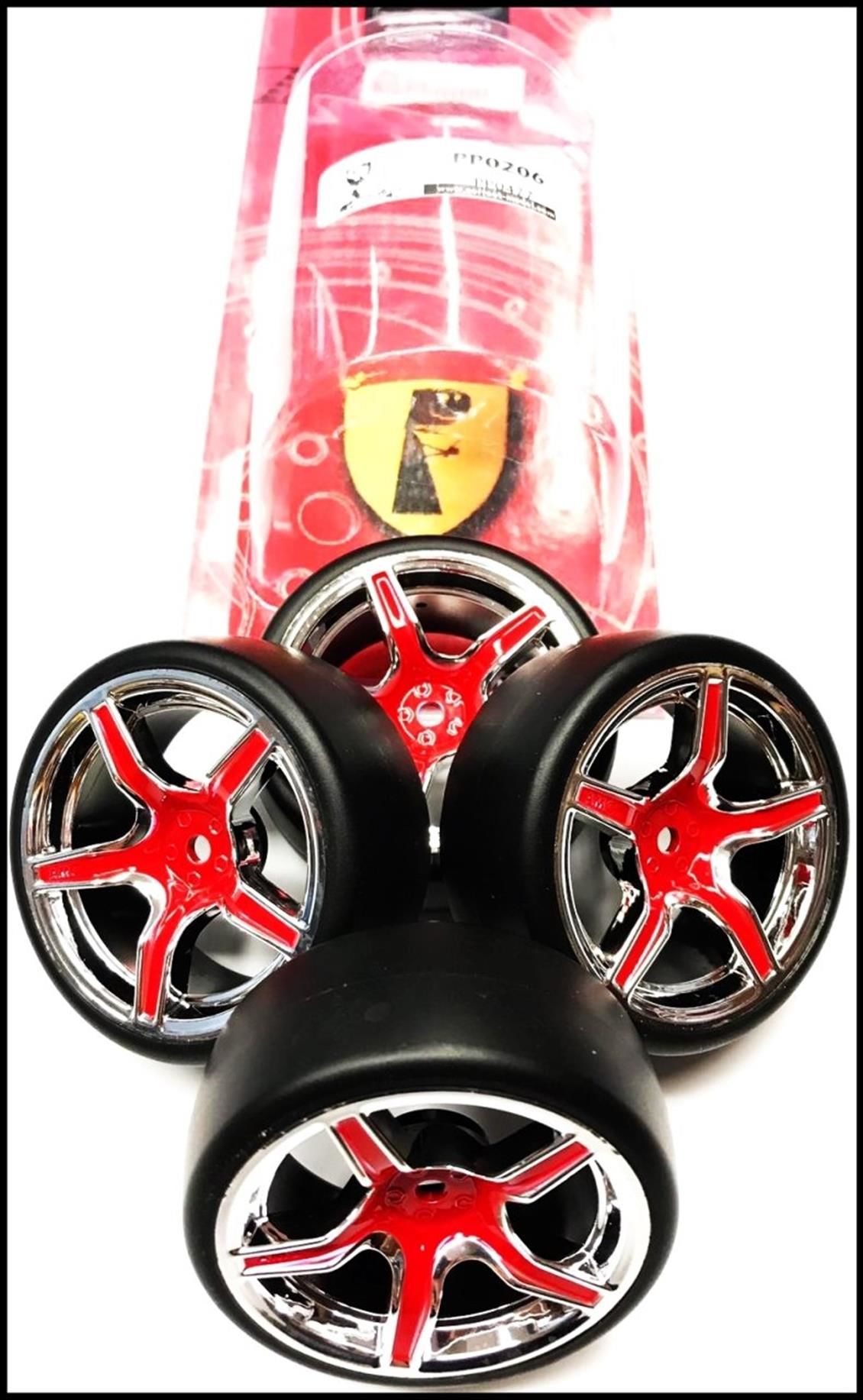Correct Model PP0206 1/10 Ölçek, Painting Wheel-Drift Tire A63Cr