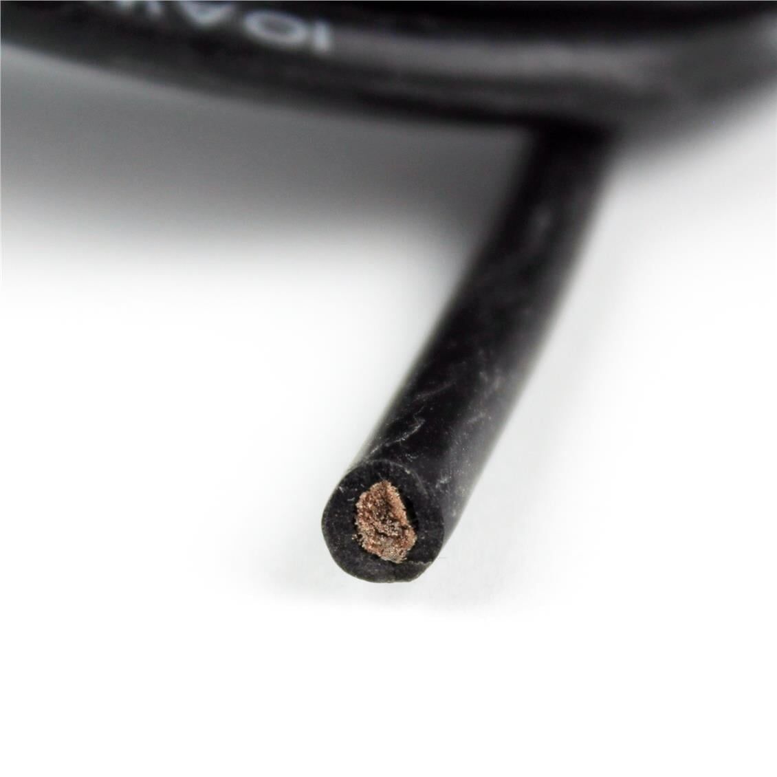 10 AWG / 5.00 mm. Silikon Kablo, Siyah, 100 Metre