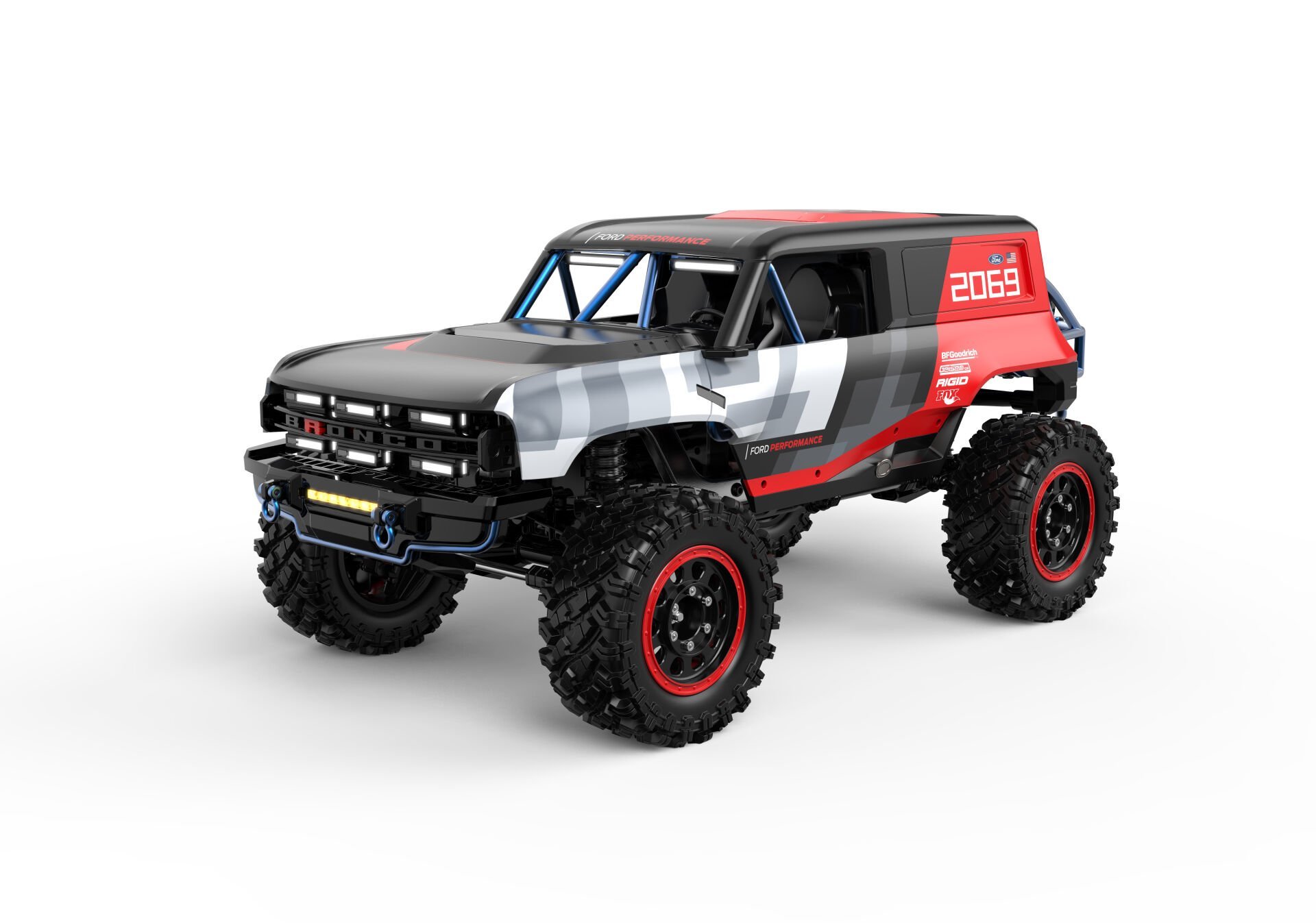 MJX 1/12 Ford Bonco H12P Hyper GO 4x4 Fırçasız (Brushless) Motor ve Escli, Su Geçirmez (Waterproof) 2.4 Ghz. Uzaktan Kumandalı Crawler Aracı