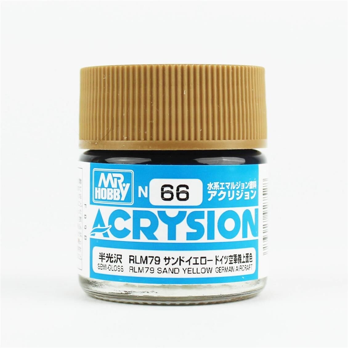 Mr.Hobby N-066 10 ml. RLM79 Sand Yellow, Acrysion Serisi Model Boyası