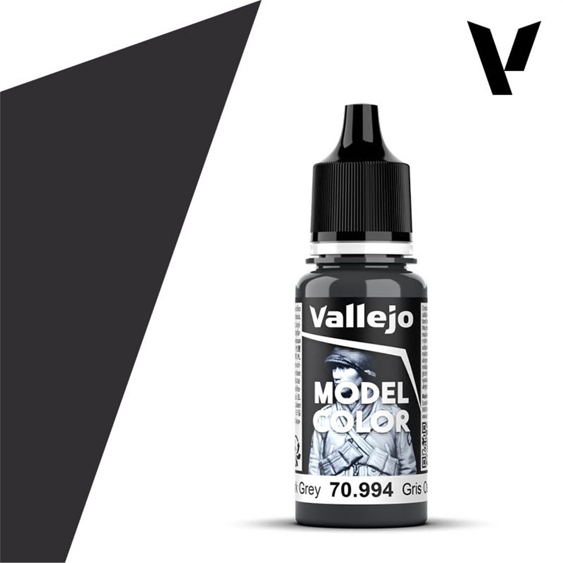 Vallejo 70994 18 ml. (175) Dark Grey-Matt, Model Color Serisi Model Boyası