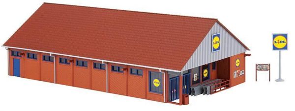 Faller 130615 1/87 Ölçek, Lidl Süpermarket, Plastik Model Kiti