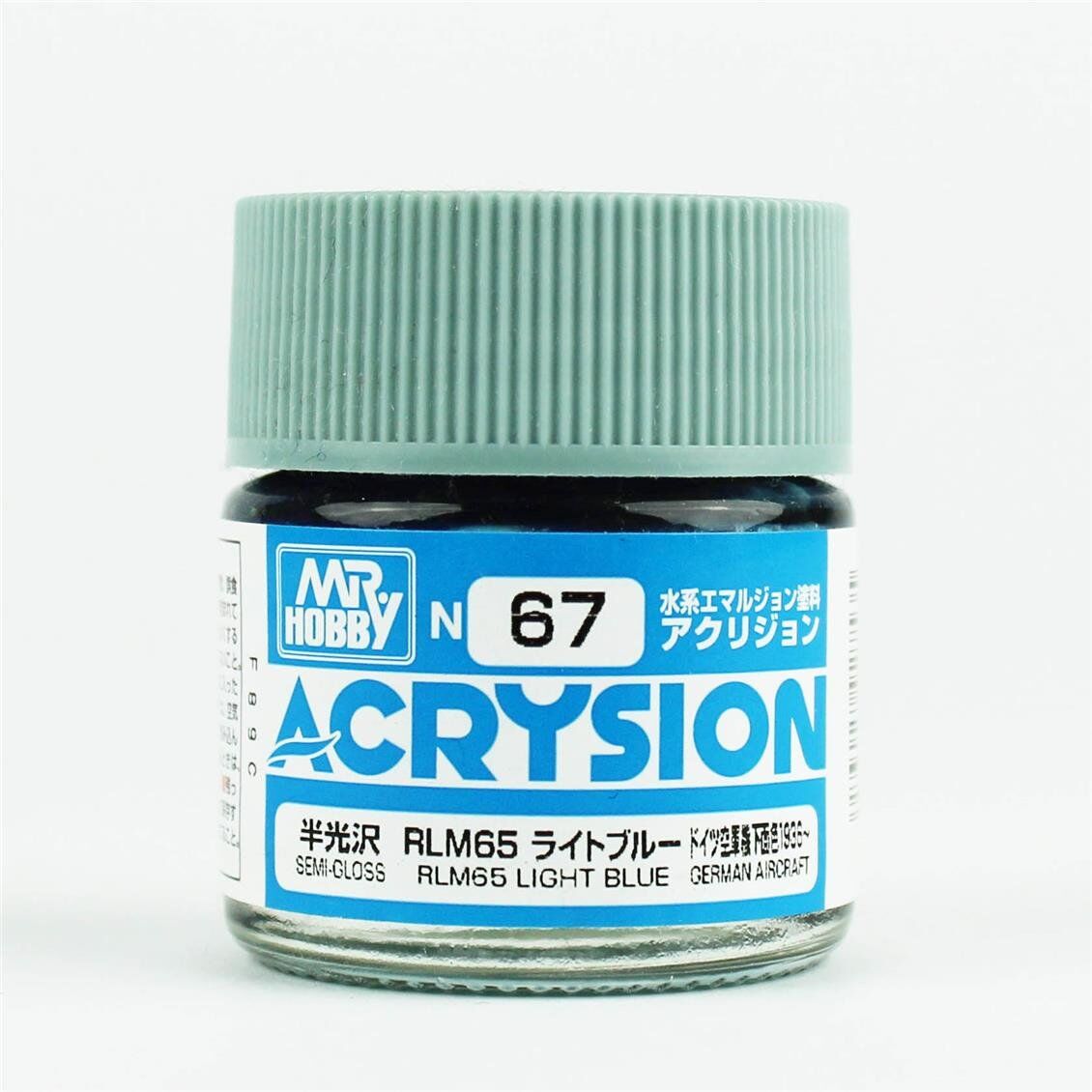 Mr.Hobby N-067 10 ml. RLM65 Light Blue, Acrysion Serisi Model Boyası