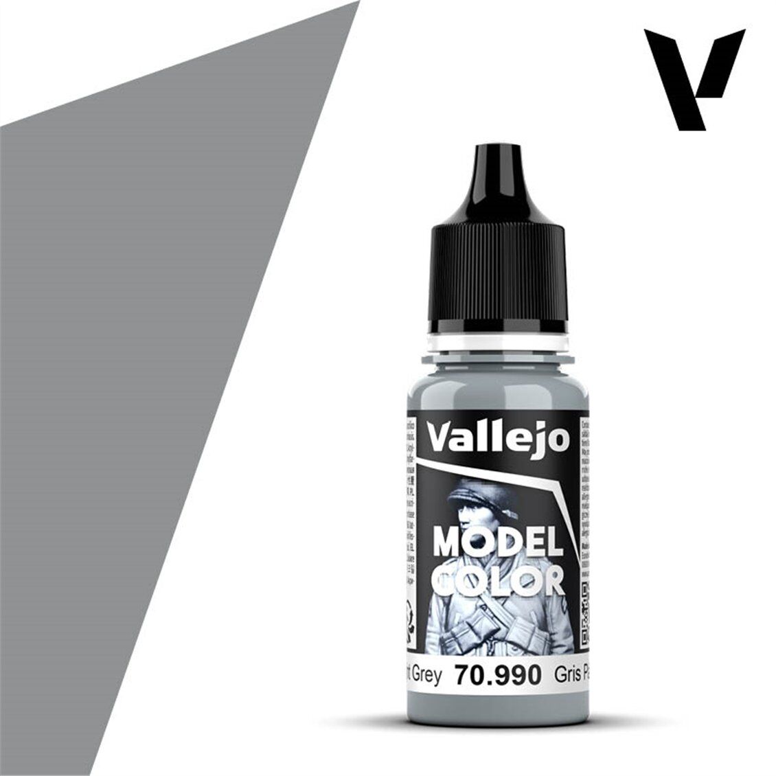 Vallejo 70990 18 ml. (177) Light Grey-Matt, Model Color Serisi Model Boyası