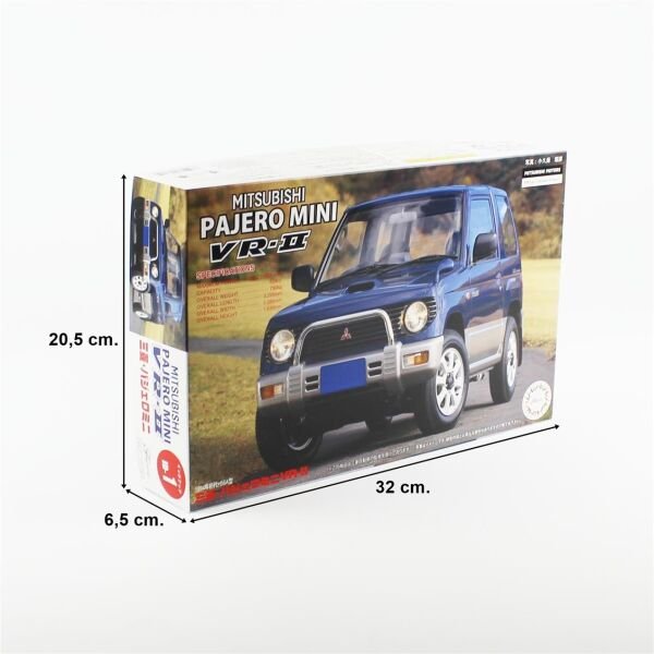 Fujimi ID-1 04625 1/24 Ölçek, Mitsubishi Pajero Mini VR-II 1994, Cip Plastik Model Kiti