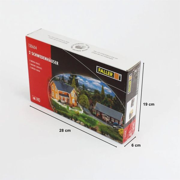 Faller 130604 1/87 Ölçek, İsveç Evi, 2 Adet, Plastik Model Kiti