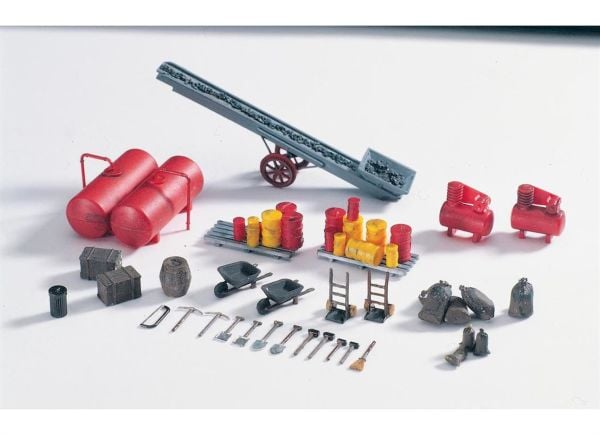 Piko 61111 1/87 Ölçek, Kömür Elevatörü ve Aksesuarlar, Plastik Model Kiti
