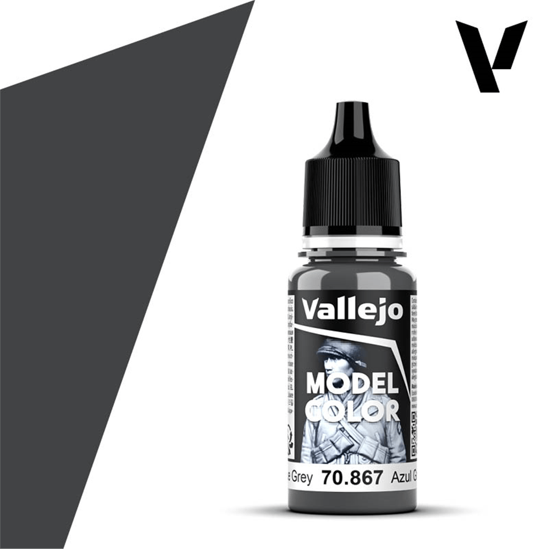 Vallejo 70867 18 ml. (180) Dark Bluegrey-Matt, Model Color Serisi Model Boyası