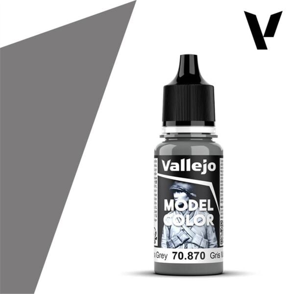 Vallejo 70870 18 ml. (181) Medium Sea Grey-Matt, Model Color Serisi Model Boyası