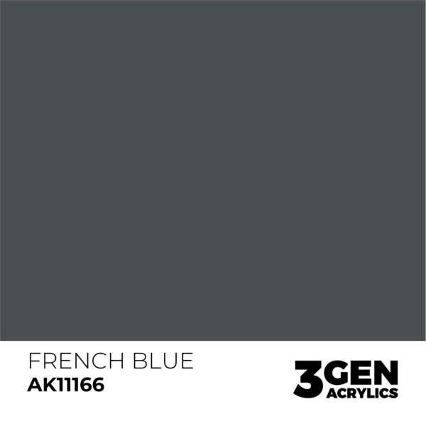 AK 11166 17 ml. French Blue, 3GEN Akrilik Model Boyası