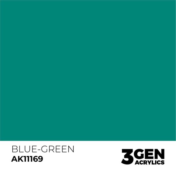 AK 11169 17 ml. Blue-Green, 3GEN Akrilik Model Boyası