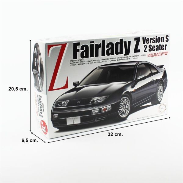 Fujimi ID-28 04651 1/24 Ölçek, Nissan Z32 300ZX S version 1994, Otomobil Plastik Model Kiti
