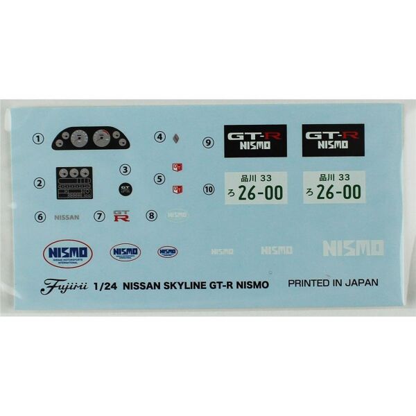 Fujimi ID-42 04656 1/24 Ölçek, Nissan Skyline GT-R KPGC-10 , Otomobil Plastik Model Kiti