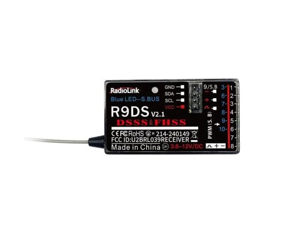 Radiolink R9DS S-Bus & PPM Alıcı (DSSS/FHSS) 10 Kanal Yeni Versiyon