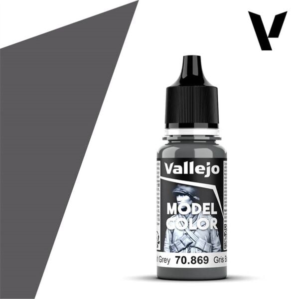 Vallejo 70869 18 ml. (187) Basalt Grey-Matt, Model Color Serisi Model Boyası