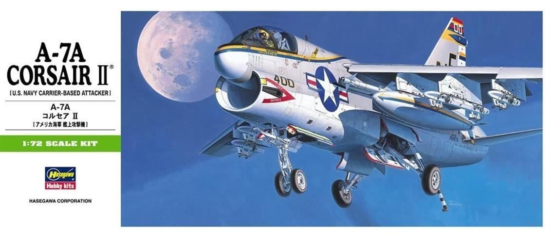 Hasegawa B8 238 1/72 Ölçek, A-7A Corsair II, Savaş Uçağı, Plastik Model kiti