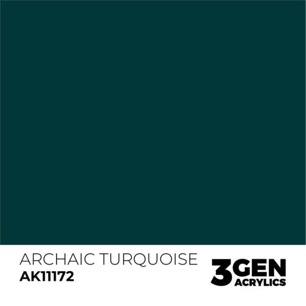 AK 11172 17 ml. Archaic Turquoise, 3GEN Akrilik Model Boyası