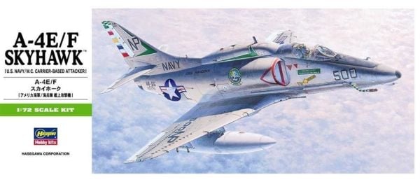 Hasegawa B9 239 1/72 Ölçek, A-4E/F Skyhawk, Savaş Uçağı, Plastik Model kiti