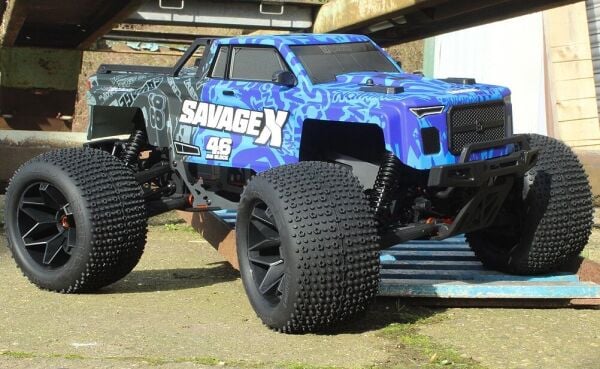Savage X 4.6 GT-6 1/8 4WD Blue Nitro Monster Truck
