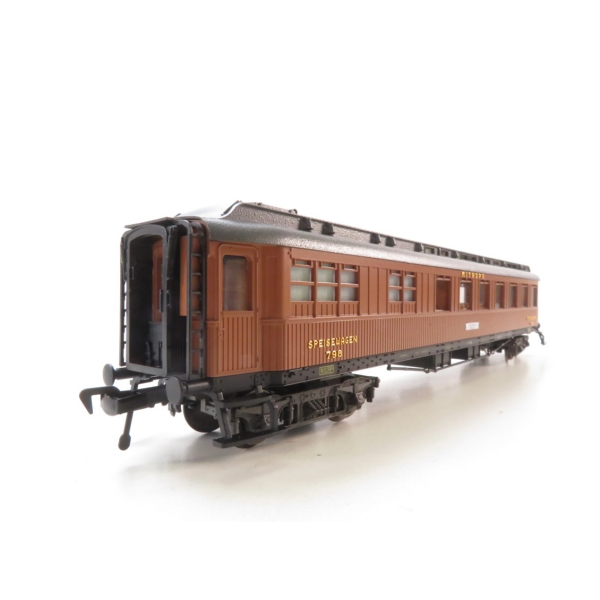 Fleischmann 1/87 Ölçek, 5078, 5081, 2 Adet Model Tren Yolcu Vagon Seti