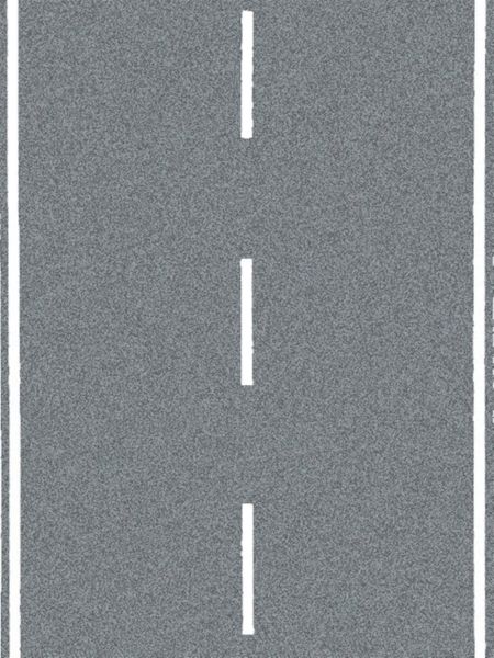 Noch 60703 Şehirdışı Yol Zemini, Gri, 100x8 cm. 2 Rulo Diorama Malzemesi