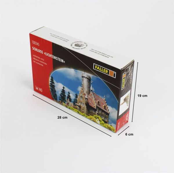 Faller 130245 1/87 Ölçek, Lichtenstein Kalesi, Plastik Model Kiti