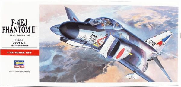 Hasegawa C1 1331 1/72 Ölçek, F-4EJ Phantom II, Savaş Uçağı, Plastik Model kiti