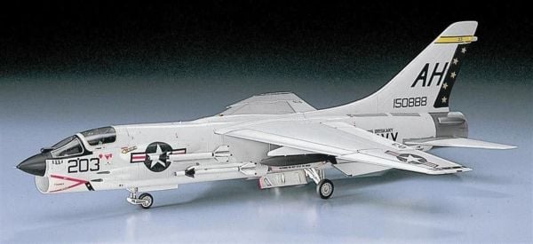 Hasegawa C9 339 1/72 Ölçek, F-8E Crusader, Savaş Uçağı, Plastik Model kiti