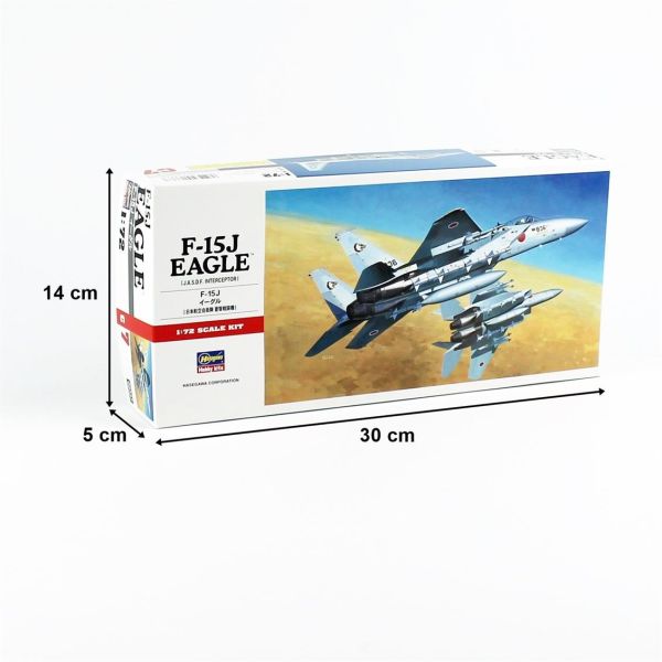 Hasegawa C7 1337 1/72 Ölçek, F-15J Eagle, Savaş Uçağı, Plastik Model kiti