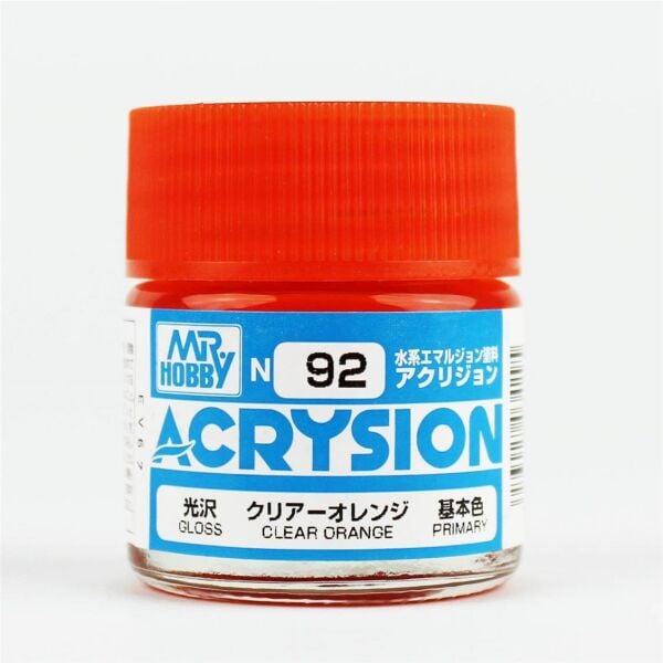 Mr.Hobby N-092 10 ml. Clear Orange, Acrysion Serisi Model Boyası